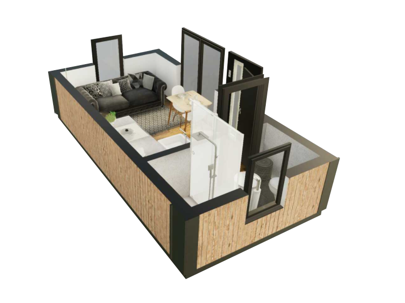 ULTRAMODULA OFFERS DESIGN, PRODUCTION AND INSTALLATION OF INNOVATIVE MODULAR HOUSES.