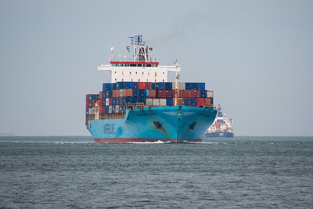 Transport von Seecontainern