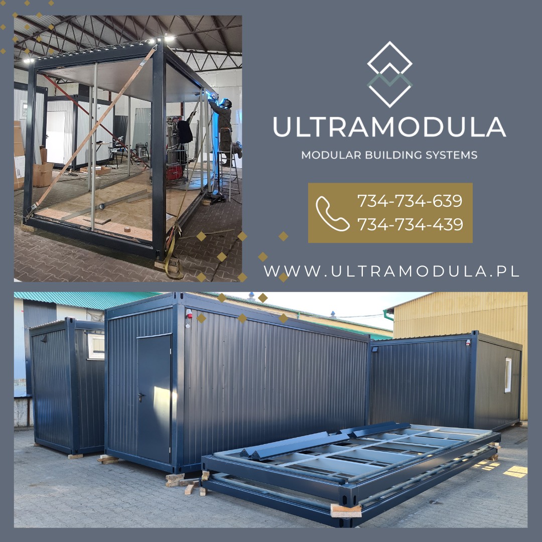 A solid frame is the basis! It stabilizes and strengthens the whole structure. Thanks to it, our containers and pavilions are durable, fully safe and meet current construction standards.