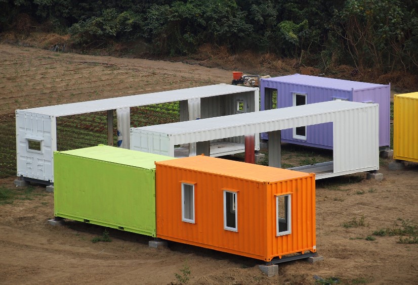 Sea container houses